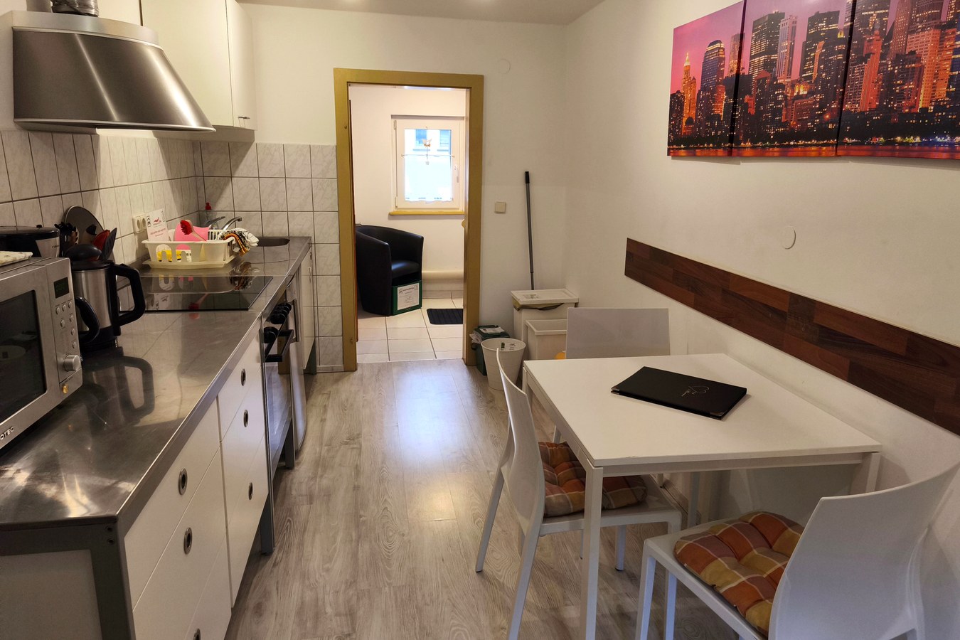 Küche im Apartment Hintertaunus